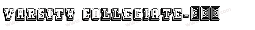 Varsity Collegiate字体转换